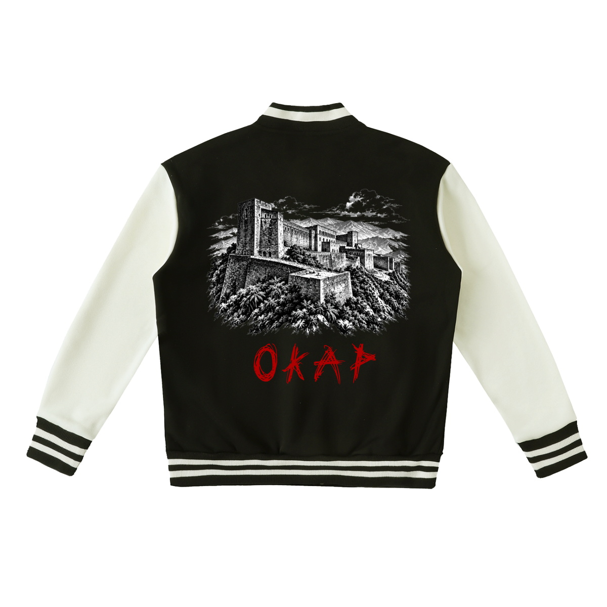 WR Retro Varsity Graphic Bomber Jacket