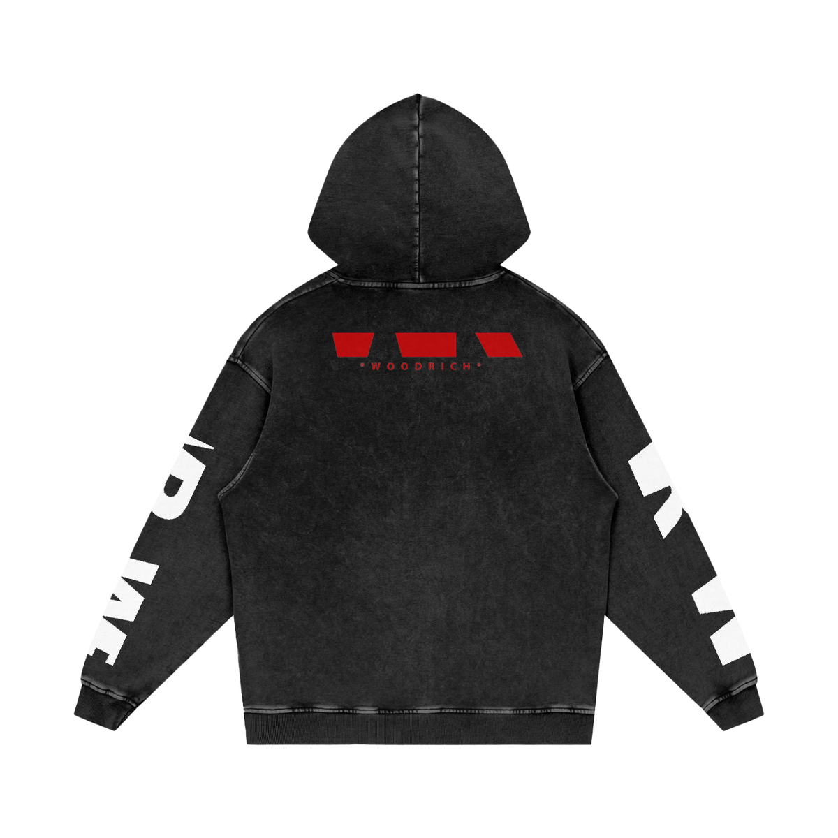 WR-finish Loose Cotton Hoodie