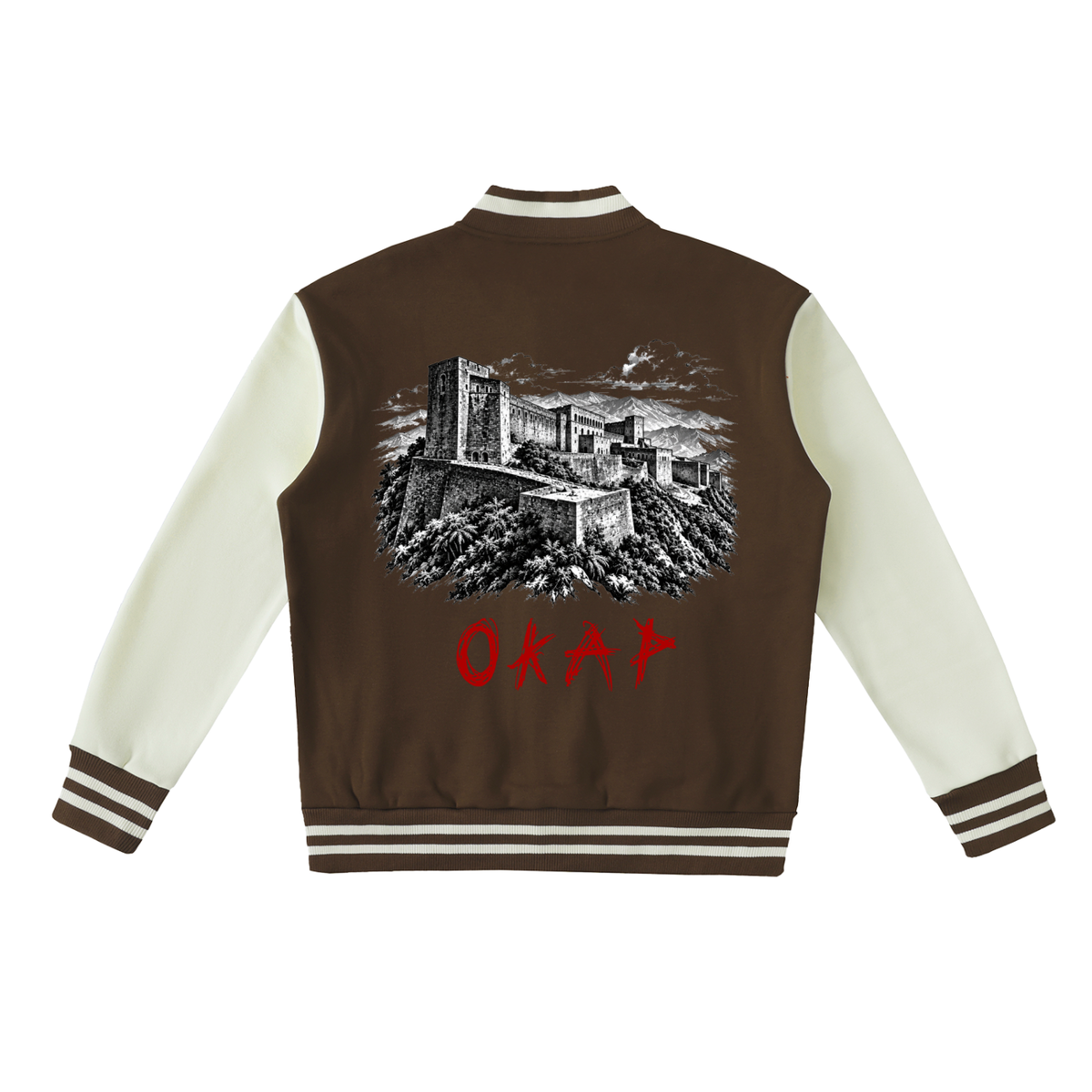WR Retro Varsity Graphic Bomber Jacket