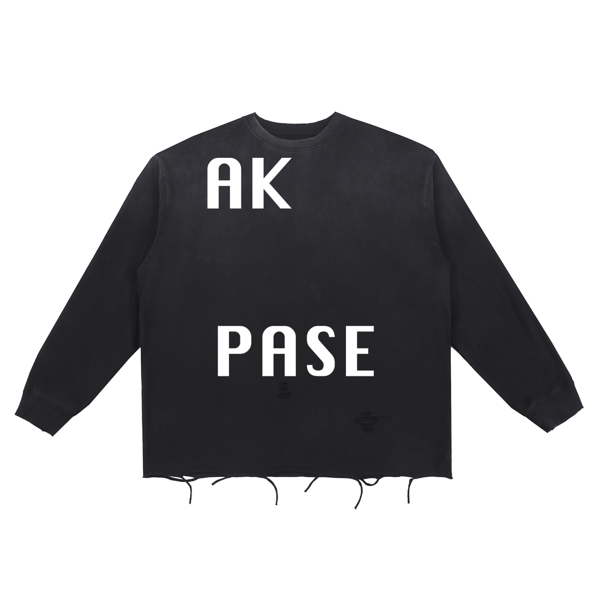 WR SNOW AK PASE Distressed Long-Sleeve