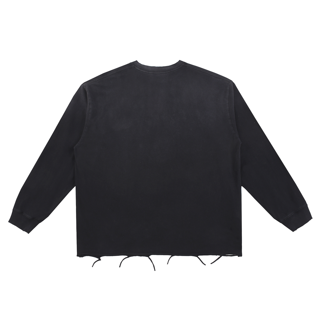 WR SNOW AK PASE Distressed Long-Sleeve
